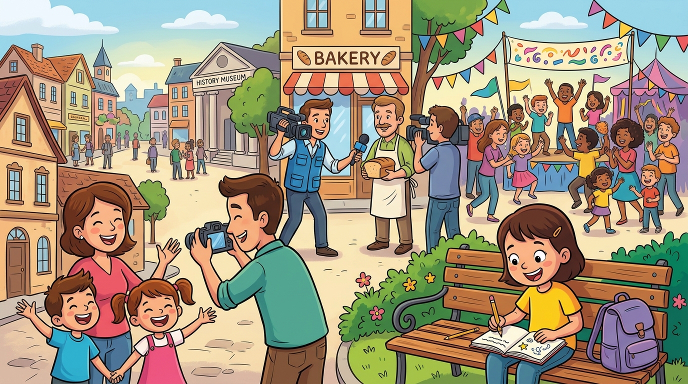 Pessoas comuns produzindo história no dia a dia